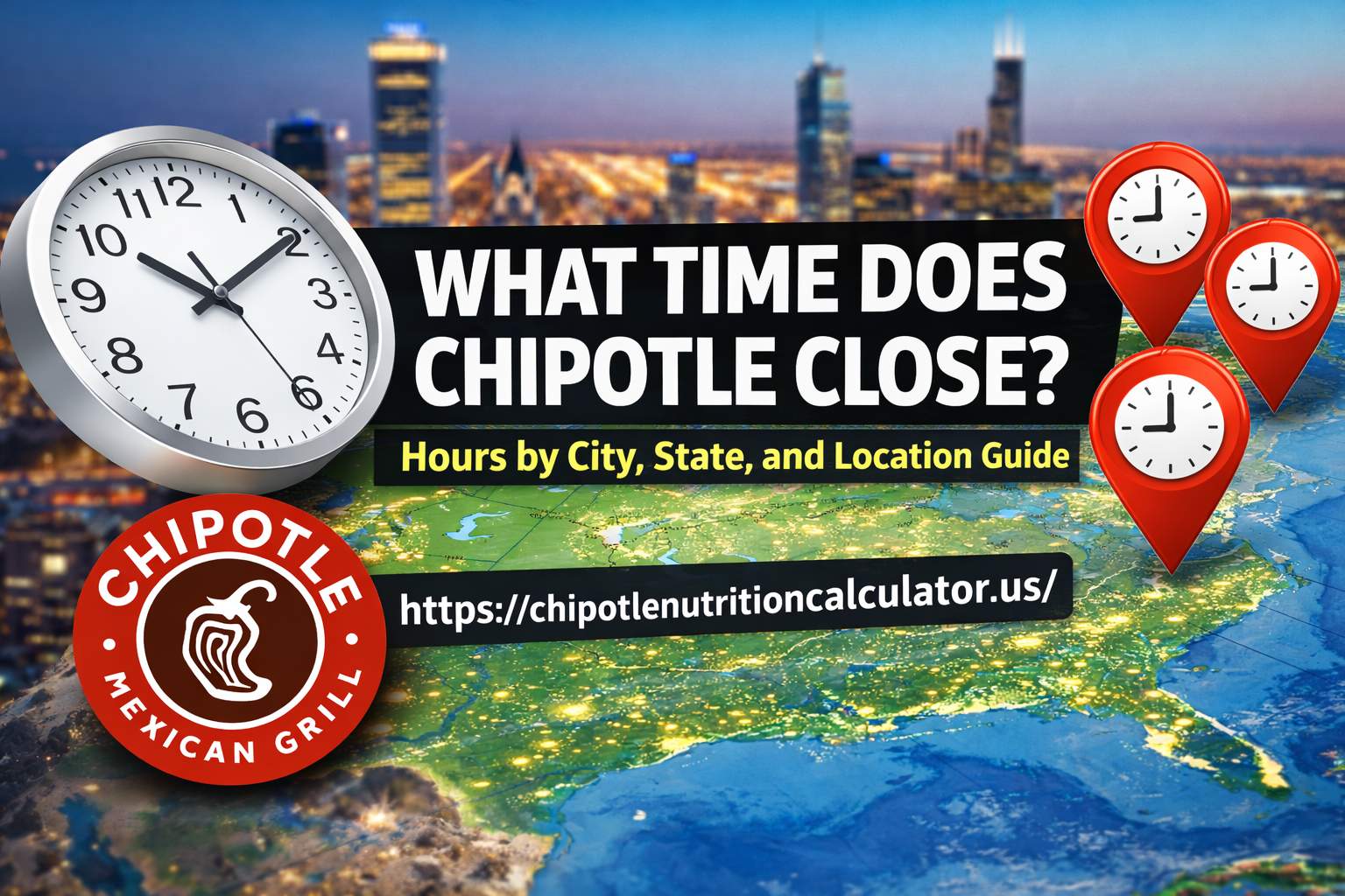 What Time Does Chipotle Close Hours by City, State, and Location Guide